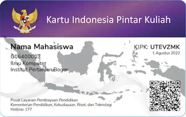 daftar kip kuliah 2025